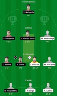 BAN vs CLJ Fantasy Suggestion Team 1